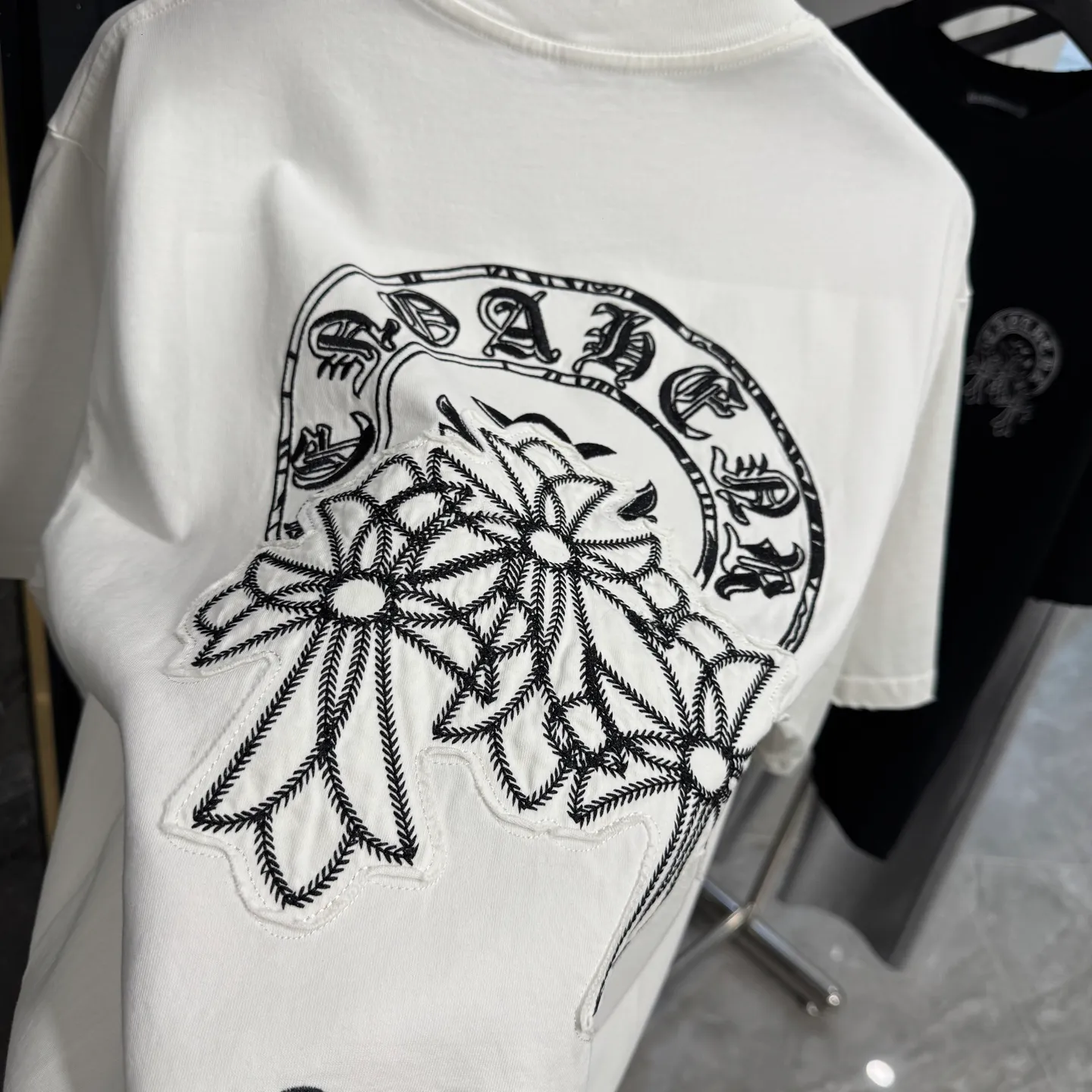 Chrome Hearts 2026 New Arrival. . g .Oversize . Same Style. Color：Black White SIZE：S M L XL 7502
